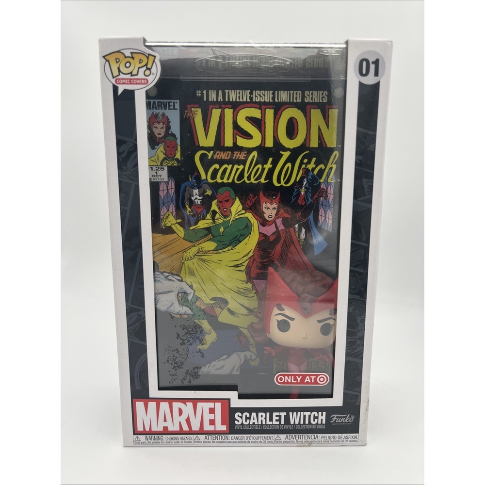 Funko Pop! Comic Book Cover with Case: Marvel -‎ Scarlet Witch - Target...